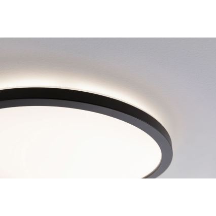 Paulmann 70999 - LED/22W Hämardatav valguspaneel ATRIA 230V 3000K d. 42 cm must