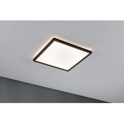 Paulmann 71001 - LED/16W Kinnitatav paneel ATRIA 230V 3000K 29,3x29,3 cm must