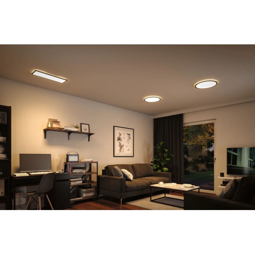 Paulmann 71002 - LED/22W Hämardatav valguspaneel ATRIA 230V 3000K 42x42 cm must