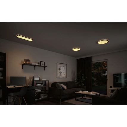 Paulmann 71002 - LED/22W Hämardatav valguspaneel ATRIA 230V 3000K 42x42 cm must