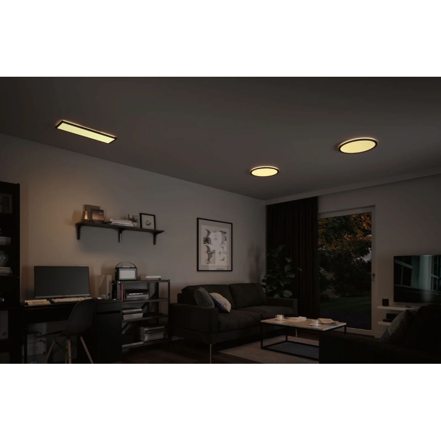 Paulmann 71002 - LED/22W Hämardatav valguspaneel ATRIA 230V 3000K 42x42 cm must