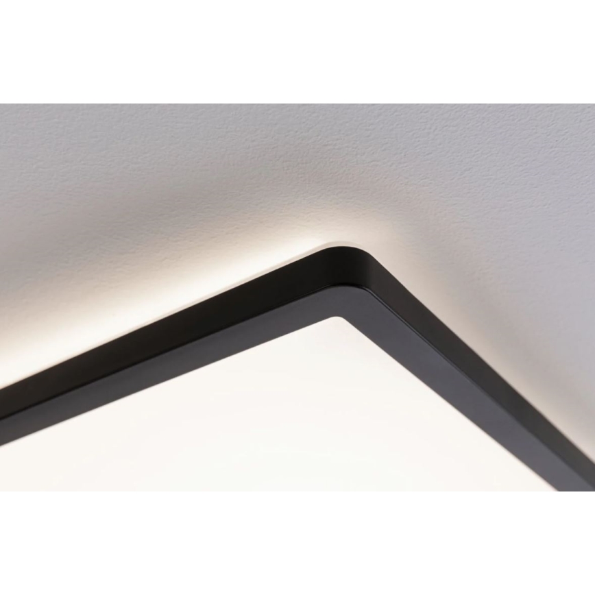 Paulmann 71002 - LED/22W Hämardatav valguspaneel ATRIA 230V 3000K 42x42 cm must