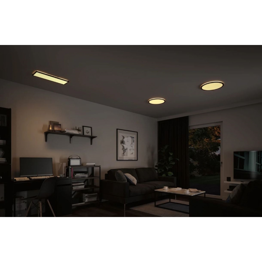 Paulmann 71003 - LED/22W Hämardatav valguspaneel ATRIA 230V 3000K 20x58 cm must