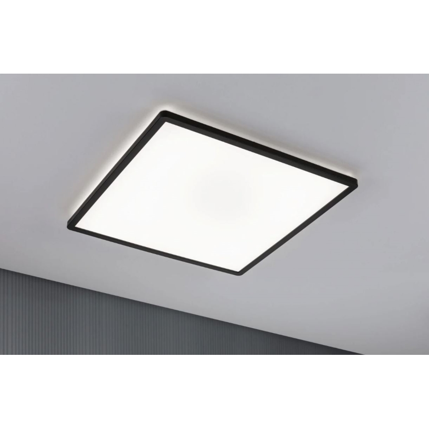 Paulmann 71016 - LED/22W Hämardatav valguspaneel ATRIA 230V 4000K 42x42 cm must