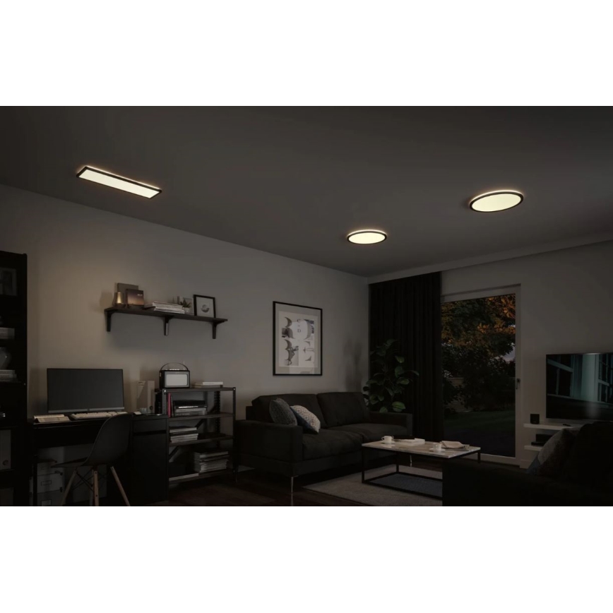 Paulmann 71016 - LED/22W Hämardatav valguspaneel ATRIA 230V 4000K 42x42 cm must