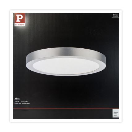 Paulmann 71023 - LED/22W Laevalgusti ABIA 230V matt kroom