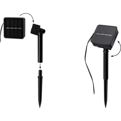 Paulmann 78896 - LED/0,3W IP44 Päikesepaneeliga riba 3m 1,2V 1000 mAh