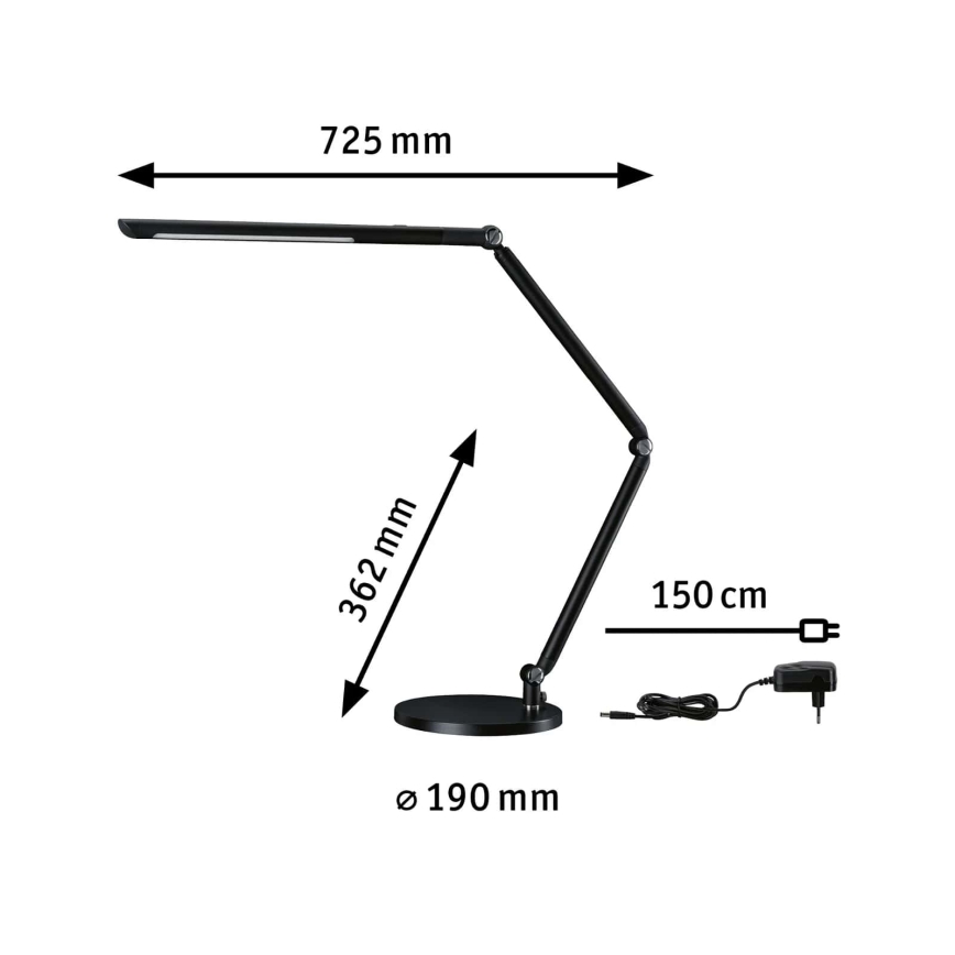 Paulmann 78912 - LED/10,6W Reguleeritav laualamp FLEXBAR 230V 3000/4000/6500K