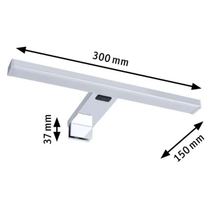 Paulmann 78950 - LED/3,7W IP44 Peeglivalgusti vannituppa SELO 2700-6500K 230V