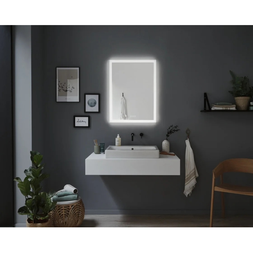 Paulmann 78951 - LED/22W IP44 Hämardatav kütteelemendi ja taustvalgustusega peegel vannituppa 230V