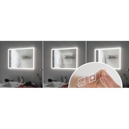 Paulmann 78951 - LED/22W IP44 Hämardatav kütteelemendi ja taustvalgustusega peegel vannituppa 230V