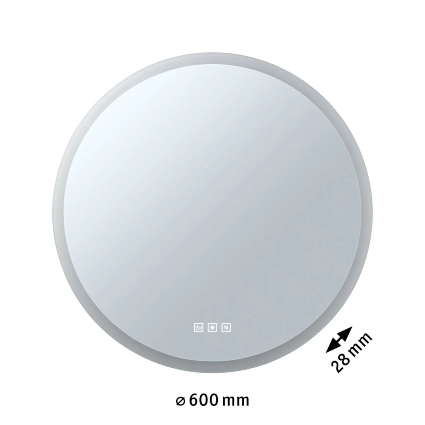 Paulmann 78952- LED/21W IP44 Hämardatav taustvalgustusega peegel vannituppa MIRA 230V