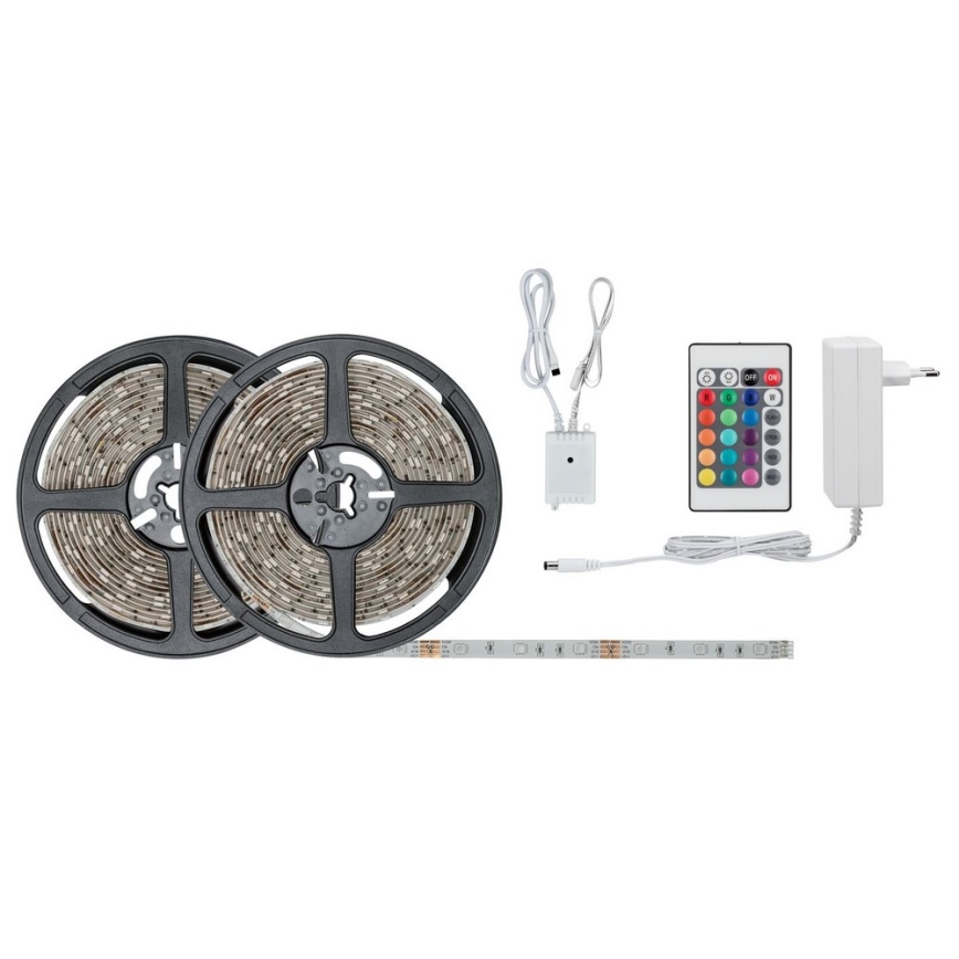 Paulmann 78980 - LED RGB/28W Hämardatav riba SIMPLED 10m 230V + Pult