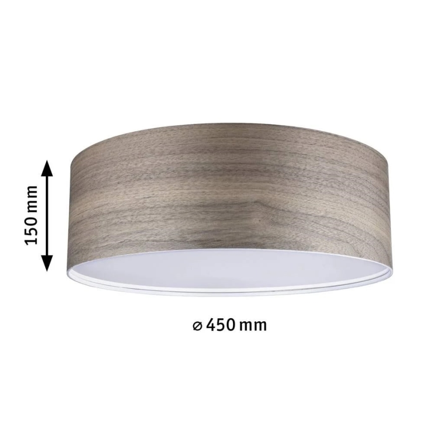 Paulmann 79687 - 3xE27/20W Laevalgusti NEORDIC LISKA 230V pähkel