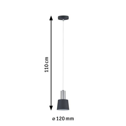 Paulmann 79691 - 1xE14/20W Lühter NEORDIC HALDAR 230V
