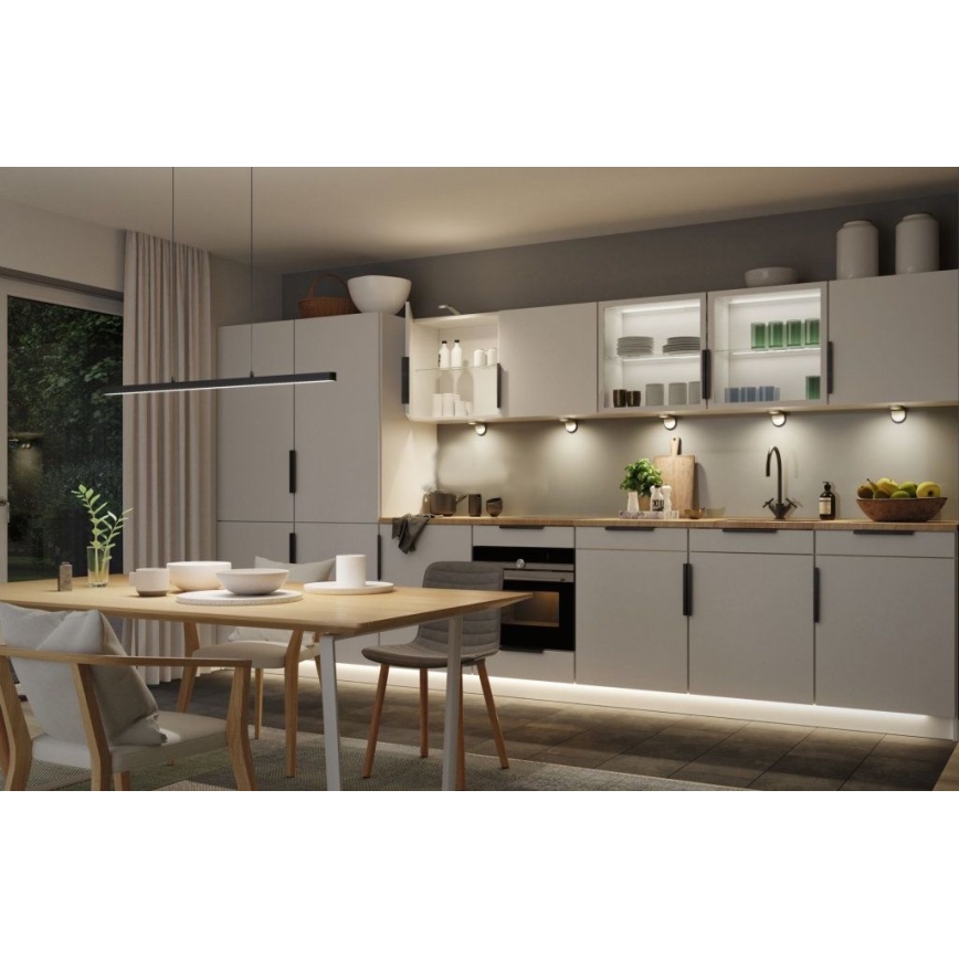 Paulmann 79693 - LED/42W Hämardatav lühter LENTO 230V must