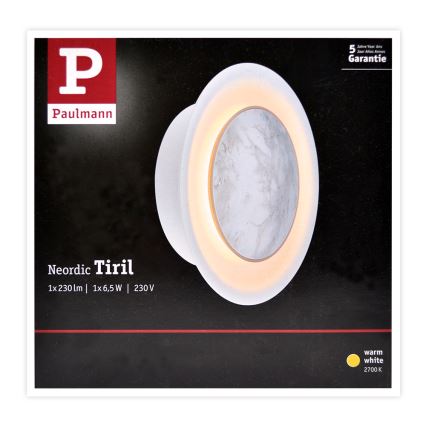 Paulmann 79700 - LED/6,5W Seinavalgusti TIRIL 230V