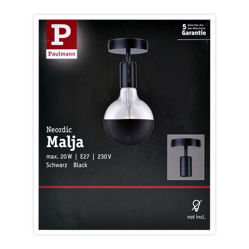 Paulmann 79760 - Laevalgusti HALDOR 1xE27/20W/230V