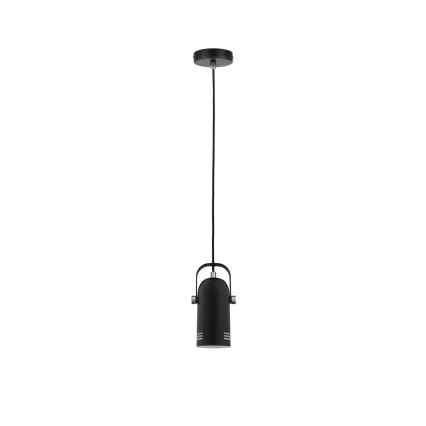 Paulmann 79766 - 1xE27/15W rippvalgusti kaabliga LAVEA 230V must