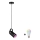 Paulmann 79766 - LED RGBW 1xE27/9W rippvalgusti kaabliga LAVEA 230V must