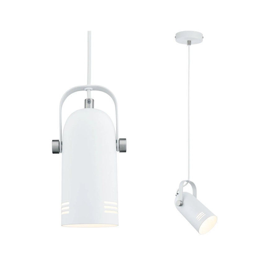 Paulmann 79767 - LAVEA ripplamp kaabliga 1xE27/15W 230V valge