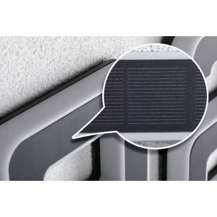 Paulmann 79842 - LED/0,2W IP44 Päikesepaneeliga majanumber 1,2V 1500 mAh