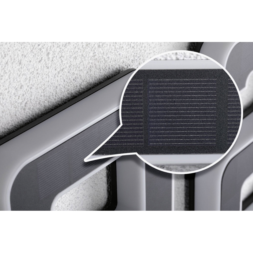 Paulmann 79842 - LED/0,2W IP44 Päikesepaneeliga majanumber 1,2V 1500 mAh