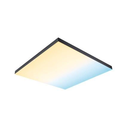Paulmann 79913 - LED/31W RGBW hämardatav laevalgusti LORIA 230V 3000-6500K 59,5x59,5 cm must + kaugjuhtimispult