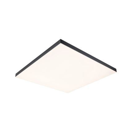 Paulmann 79913 - LED/31W RGBW hämardatav laevalgusti LORIA 230V 3000-6500K 59,5x59,5 cm must + kaugjuhtimispult