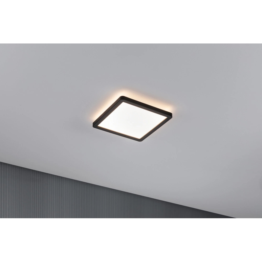Paulmann 79920 - LED/11,2W Hämardatav paneel ATRIA 230V 3000K 19x19 cm must