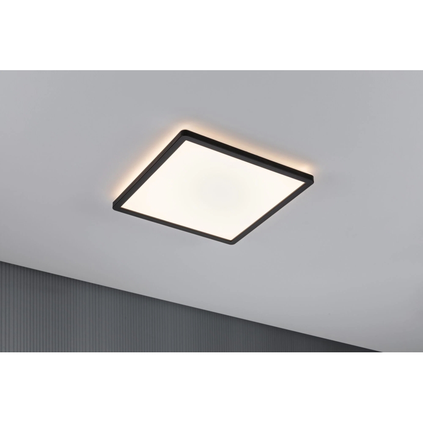 Paulmann 79921 - ATRIA LED/16W hämardatav paneel 230V 3000K 29,3x29,3 cm must