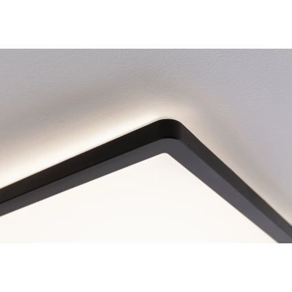 Paulmann 79921 - ATRIA LED/16W hämardatav paneel 230V 3000K 29,3x29,3 cm must