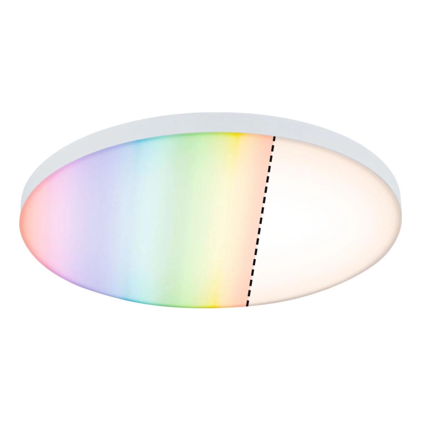 Paulmann 79929 – LED 22 W RGBW hämardatav laelamp LORIA, 230 V, Ø 40 cm, valge