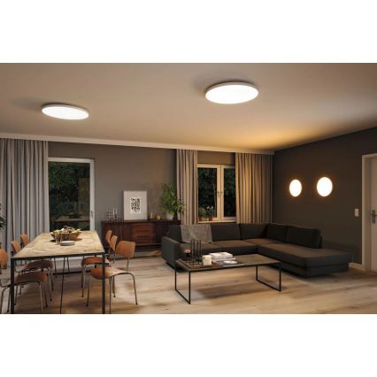Paulmann 79929 – LED 22 W RGBW hämardatav laelamp LORIA, 230 V, Ø 40 cm, valge