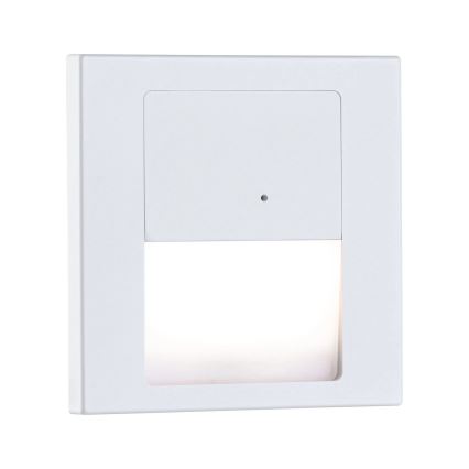 Paulmann 80002 - LED/1W Trepivalgusti anduriga TSARO 230V Lead/valge