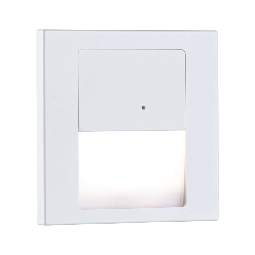 Paulmann 80002 - LED/1W Trepivalgusti anduriga TSARO 230V Lead/valge