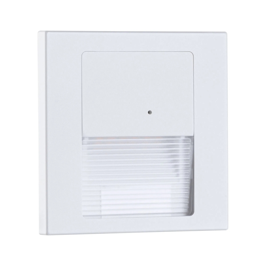 Paulmann 80002 - LED/1W Trepivalgusti anduriga TSARO 230V Lead/valge