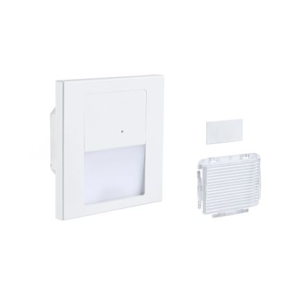 Paulmann 80002 - LED/1W Trepivalgusti anduriga TSARO 230V Lead/valge