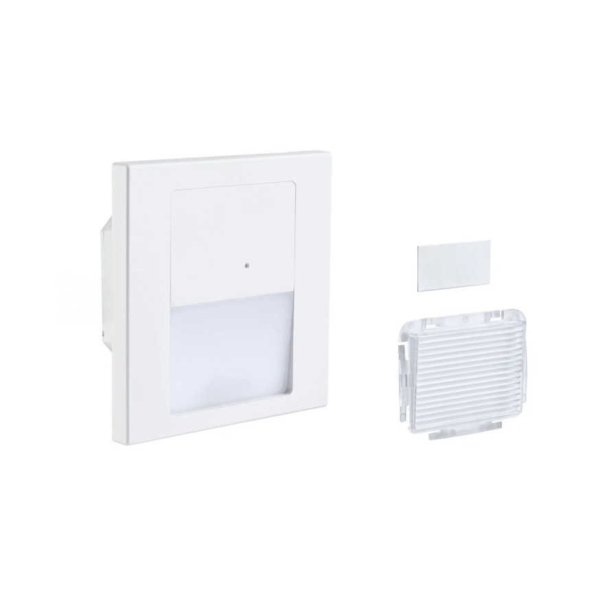 Paulmann 80002 - LED/1W Trepivalgusti anduriga TSARO 230V Lead/valge