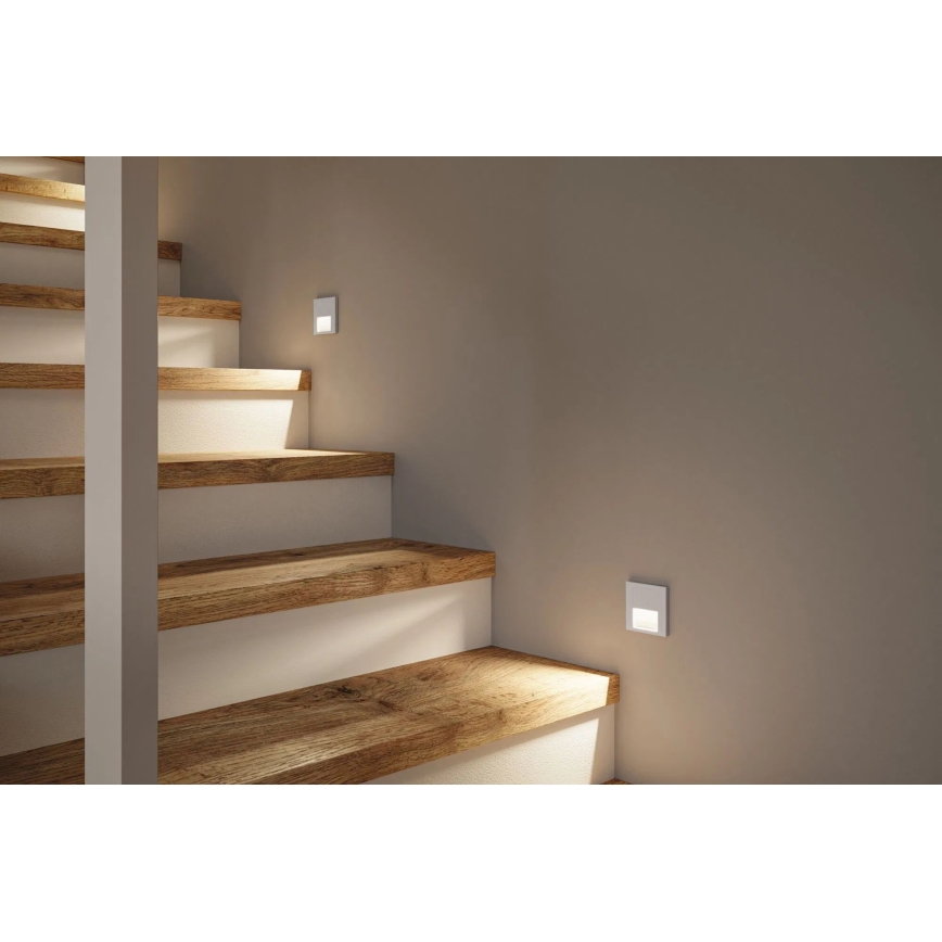 Paulmann 80003 - LED/1W Trepivalgusti anduriga TSARO 230V Lead/matt kroom