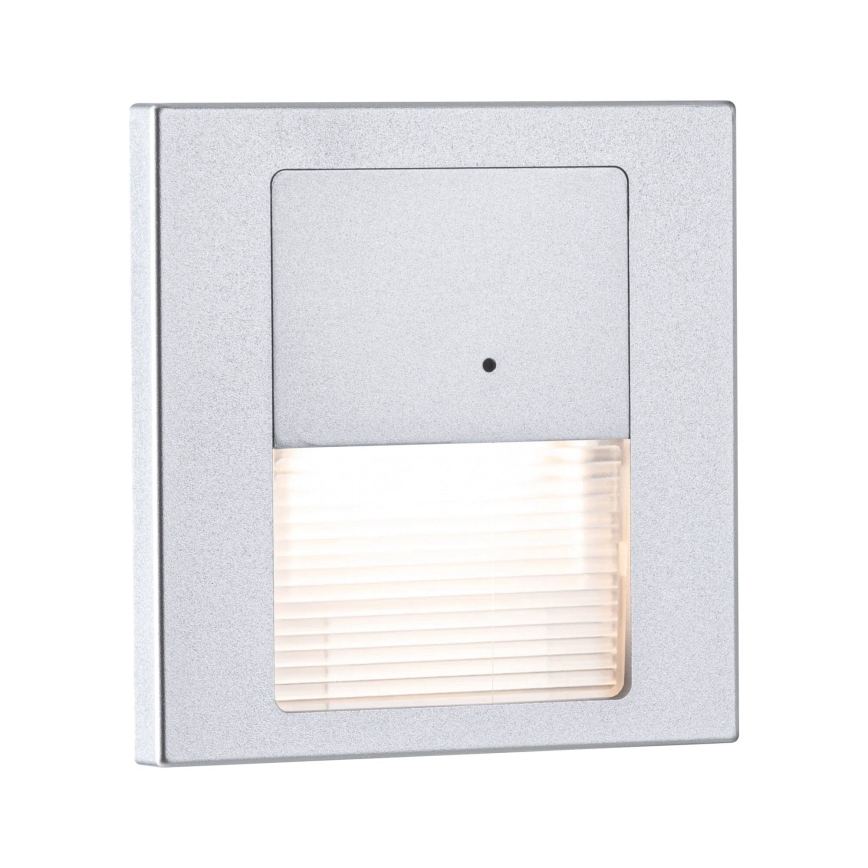 Paulmann 80003 - LED/1W Trepivalgusti anduriga TSARO 230V Lead/matt kroom