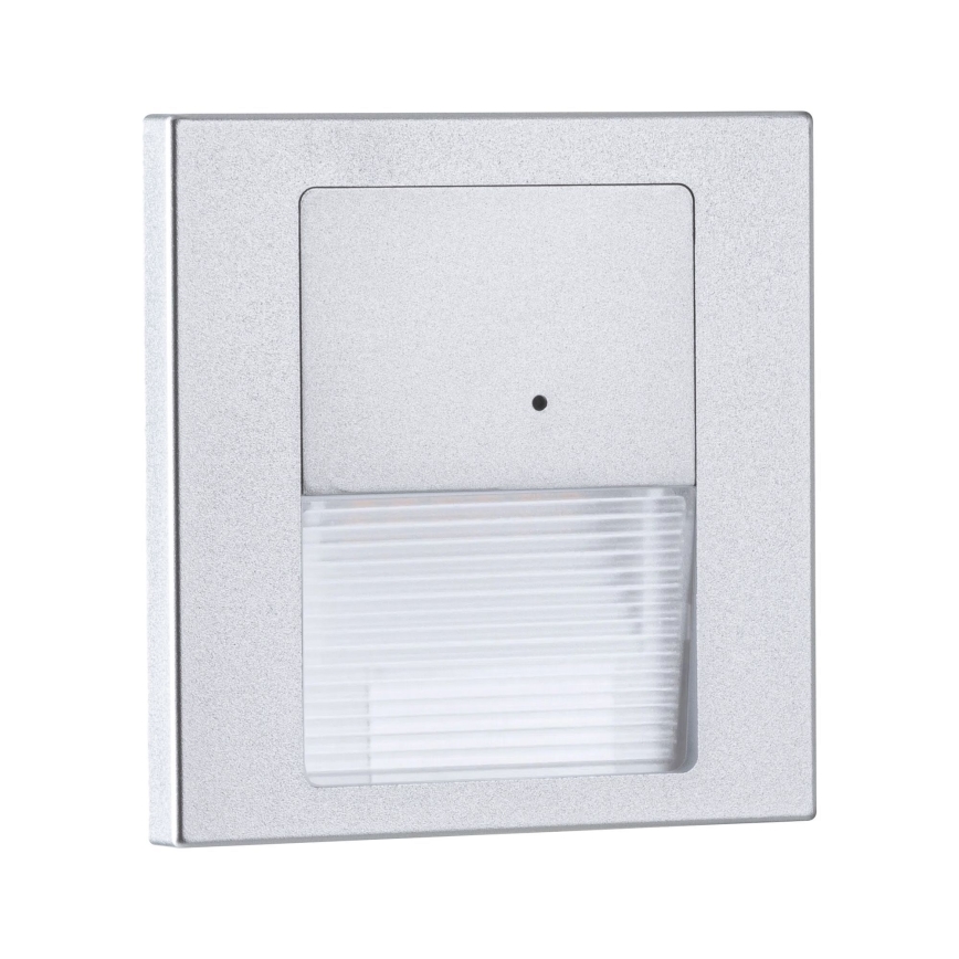 Paulmann 80003 - LED/1W Trepivalgusti anduriga TSARO 230V Lead/matt kroom