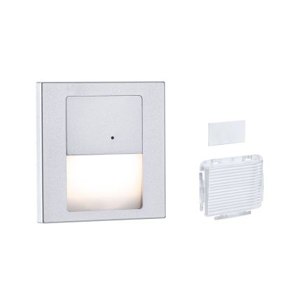 Paulmann 80003 - LED/1W Trepivalgusti anduriga TSARO 230V Lead/matt kroom