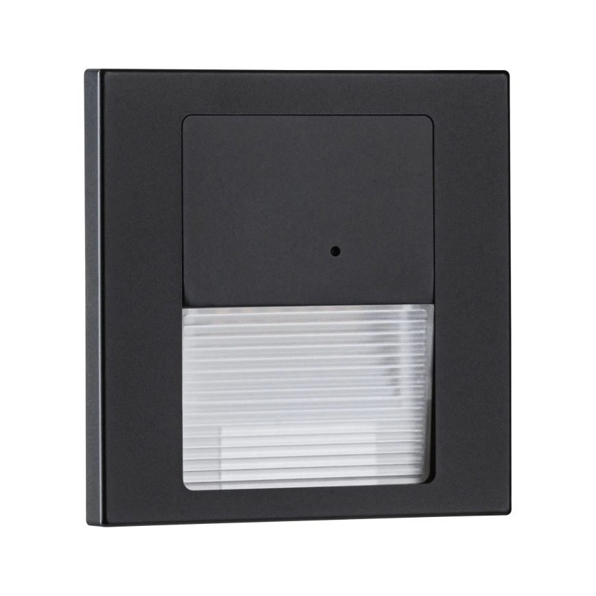Paulmann 80004 - LED/1W Trepivalgusti anduriga TSARO 230V Lead/must