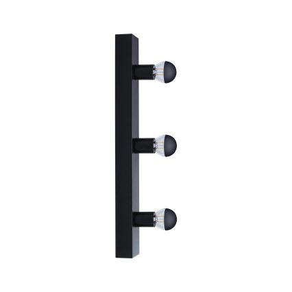 Paulmann 80097 - 3xE14/40W IP44 Peeglivalgusti vannituppa REGULA 230V must