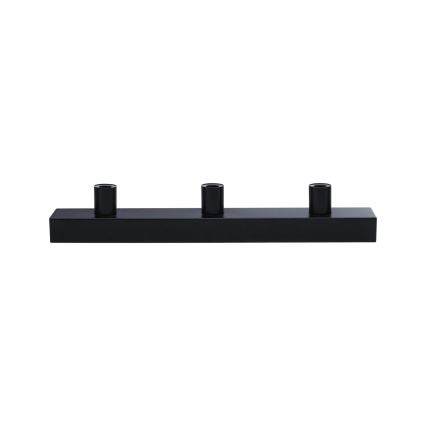 Paulmann 80097 - 3xE14/40W IP44 Peeglivalgusti vannituppa REGULA 230V must