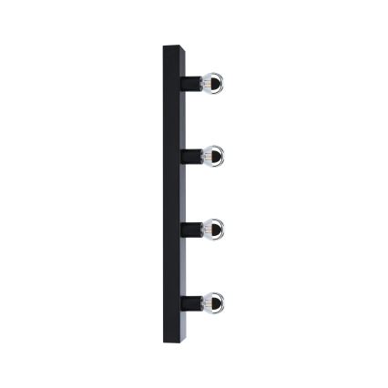 Paulmann 80099 - 4xE14/40W IP44 Peeglivalgusti vannituppa REGULA 230V must