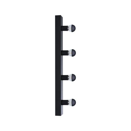 Paulmann 80099 - 4xE14/40W IP44 Peeglivalgusti vannituppa REGULA 230V must