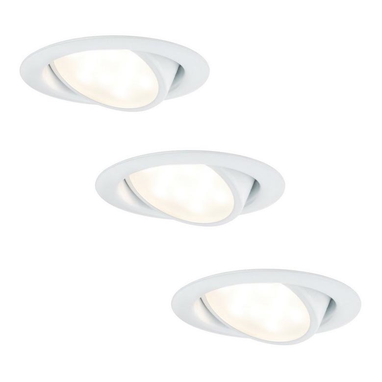 Paulmann 92091 - KOMPLEKT 3x LED Süvistatav valgusti 1xLED/4,2W/230V