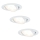 Paulmann 92091 - KOMPLEKT 3x LED Süvistatav valgusti 3xLED/4,2W/230V
